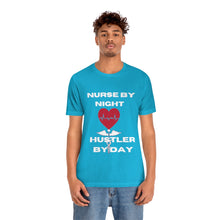 Load image into Gallery viewer, Hustler Nurse Unisex Jersey Short Sleeve Tee